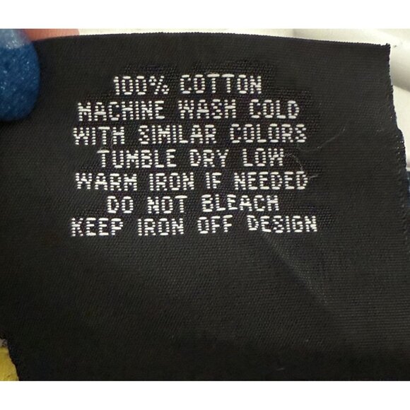 Southpole Mens XL Blue & Yellow Plaid Button-Up Short Sleeve Shirt 100% Cotton - Picture 6 of 8